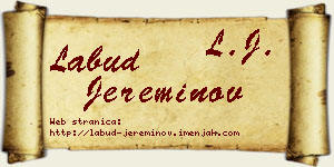 Labud Jereminov vizit kartica
